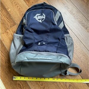 Under Armour UA Storm Adult Hustle 5.0 Backpack dark blue and gray